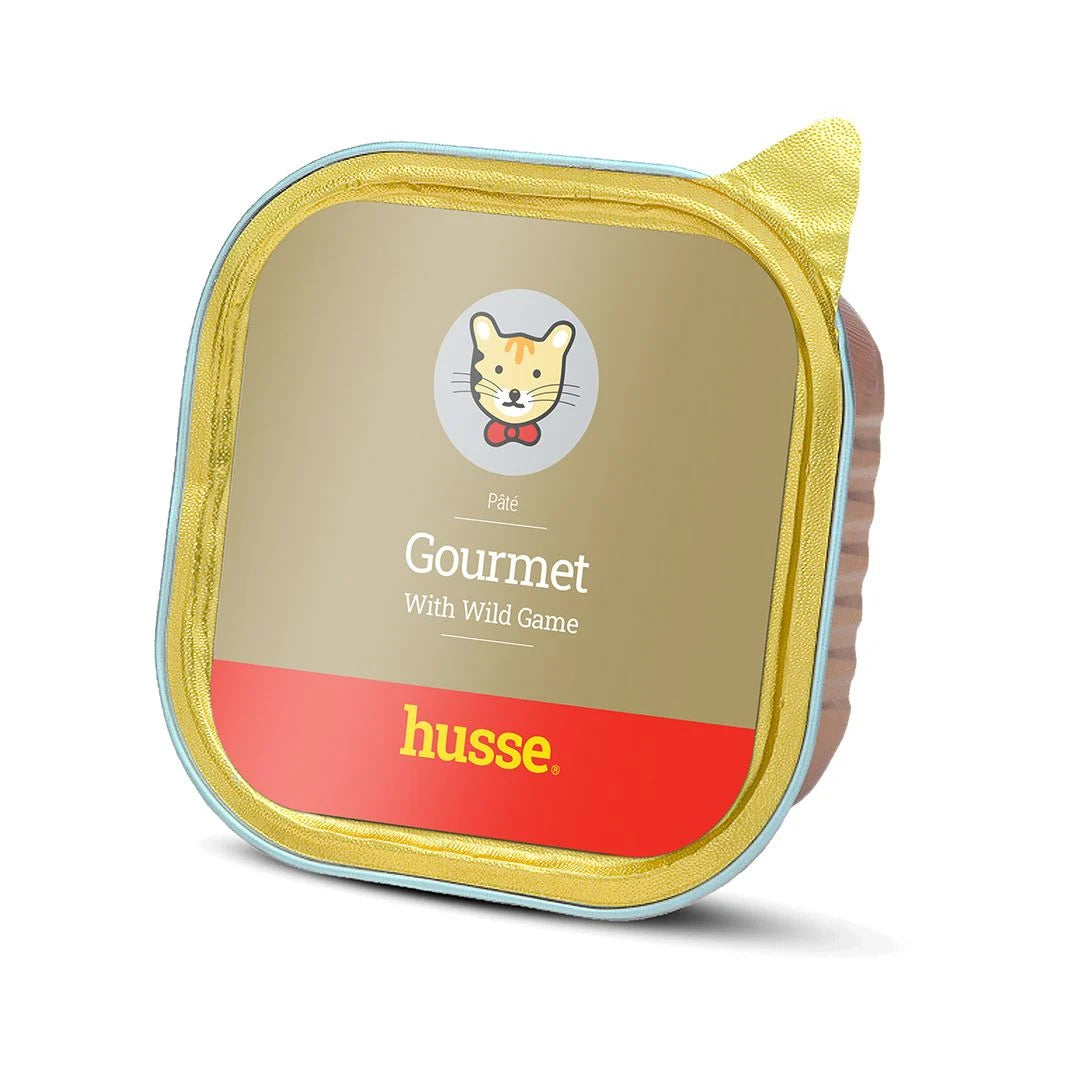 Gourmet, pâté with wild game, pack | 8 alutrays of tasty pâté for cats 8 x 100g