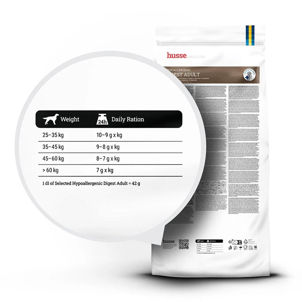 Hypoallergenic Digest Adult, large breeds, 12 kg | Complete digestive and joint support for large dogs