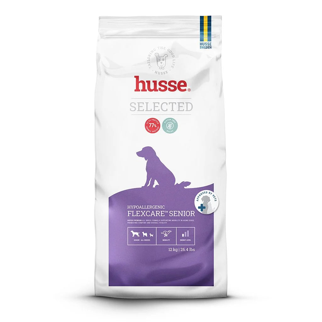 Hypoallergenic Flexcare™ Senior, 12 kg | Advanced nutrition helping to maintain flexibility and ease of movement in aging dogs