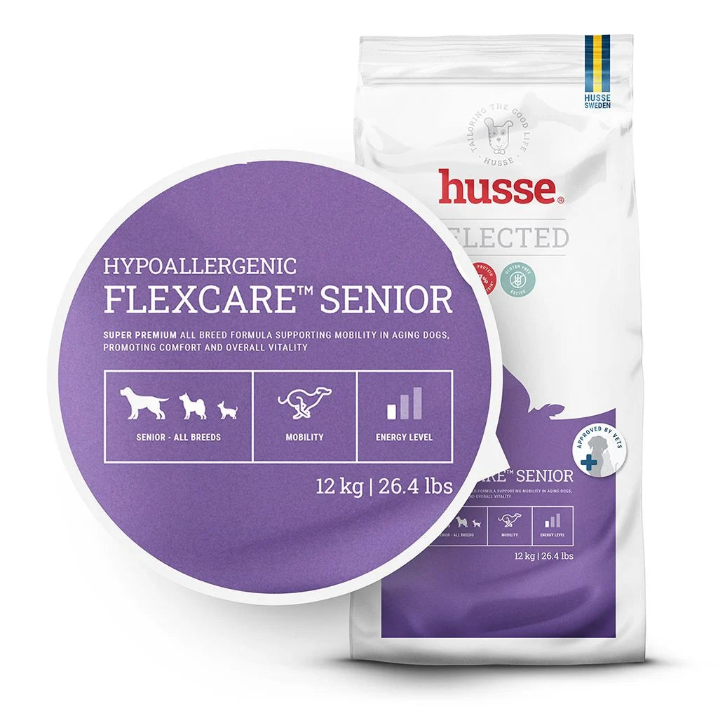Hypoallergenic Flexcare™ Senior, 12 kg | Advanced nutrition helping to maintain flexibility and ease of movement in aging dogs