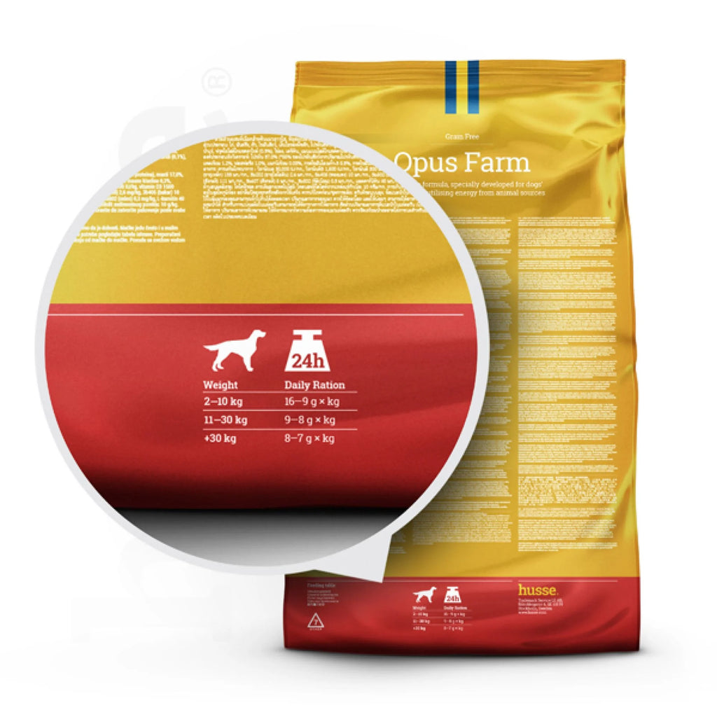 Opus Farm, 12 kg | Grain free kibbles with limited animal protein sources