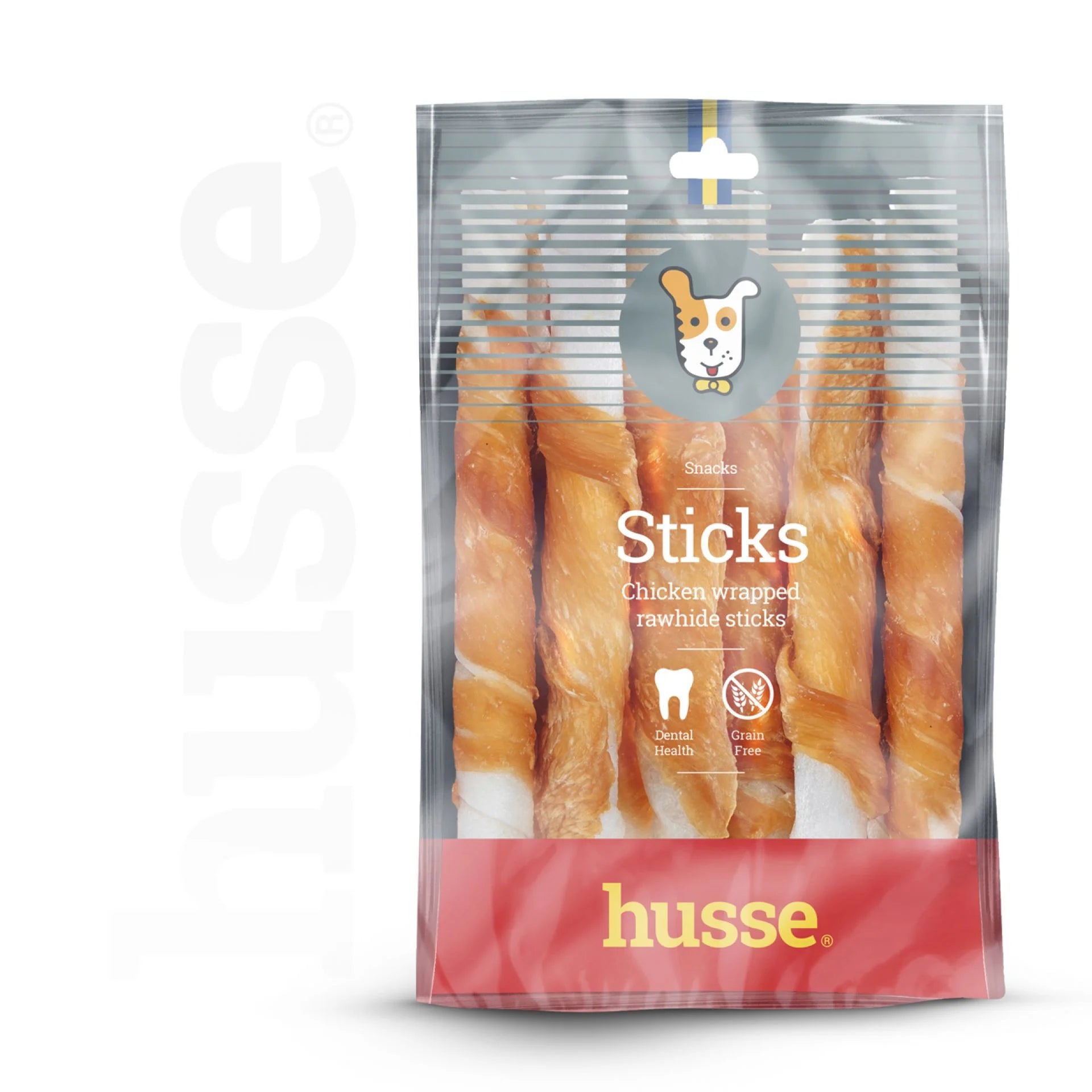 Sticks, 6 pcs | Grain free chewing rawhide sticks for dogs